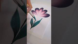 HOW I paint Easy Beginners Flower One Stroke #painting #reels #art #drawing #acrylicpainting #craft