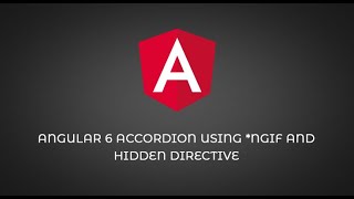 Simplest way to hide and show div to make angular 5 accordions