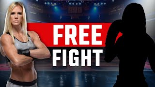 HOLLY HOLM's first career HEAD KICK KO! | Free Fight |  LFA MMA Fights