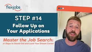 Step 14 of 21: How to Effectively Follow Up After Submitting a Job Application