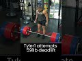 tyler1 tries to deadlift 42 stone