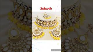 Tanuja mirror jewellery set#meesho #shorts