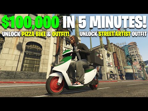 *NEW* Pizza Delivery & LS Tags Guide (Street Artist Outfit)! GTA Online Complete Guide to Making Money