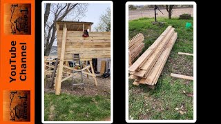 NOT! Speed Siding a deer blind with 1x6