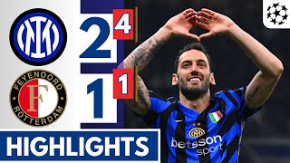Inter Vs Feyenoord Extended Highlights Ucl Round Of 16 Leg 2 Cbs Sports