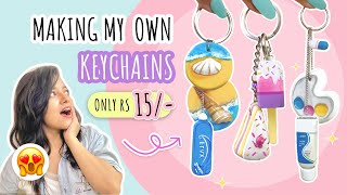 Making my own Keyrings 😍 | DIY Customising Keychains + QnA