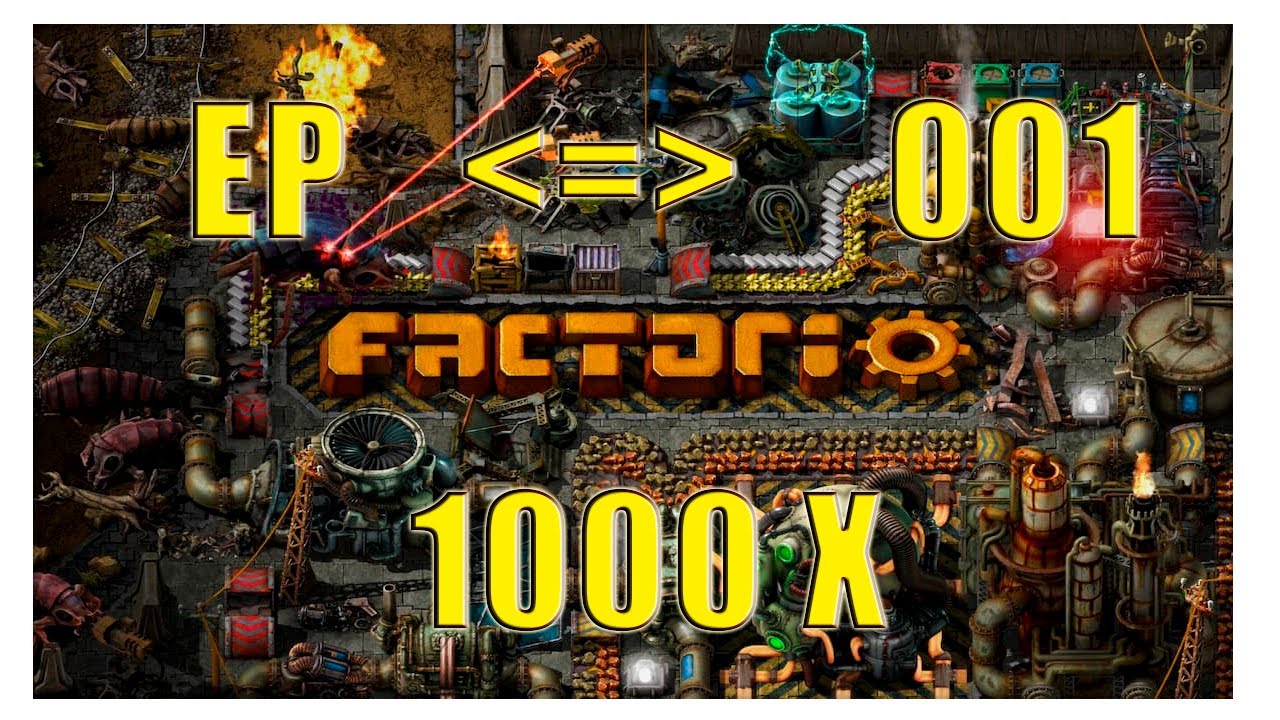 Factorio Desafio 1000x Tecnologia Pt Br Ep 01 Youtube