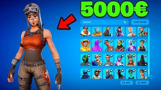 TRASFORMO un ACCOUNT da 1€ in uno da 5000€ in 24 ORE e... (SKIN RARISSIME) su Fortnite!