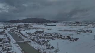 DJI MAVIC3 雪景色です。　　　　#dji #mavic3 #雪景色 #ドローン空撮