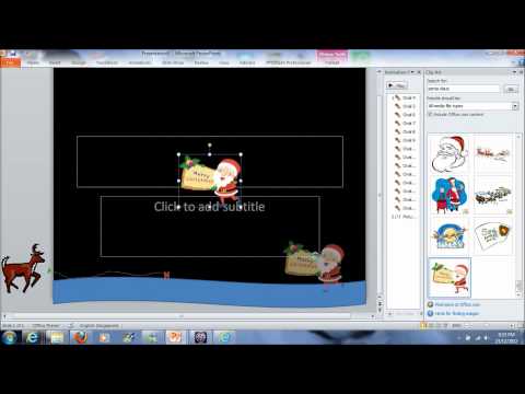 How to make simple animated e-card using Powerpoint How to make simple animated e-card using Powerpoint