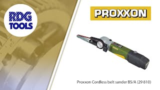 PROXXON BATTERY POWERED BELT SANDER BS/A (RDG TOOLS) 29 810