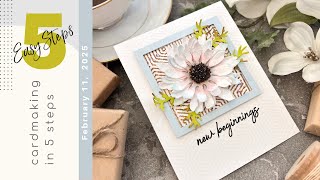 MAKE IT IN 5 EASY STEPS | Spellbinders - Through the Meadow Collection | 008