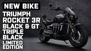 Triumph Rocket 3 R Black and Rocket 3 GT Triple Black Limited Edition | Visordown.com