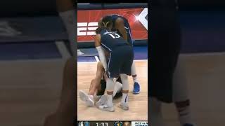 Luka Doncic collapses _ slams the floor in pain after ankle injury vs Warriors