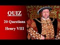 Henry VIII Quiz (20 Questions) KS1/2