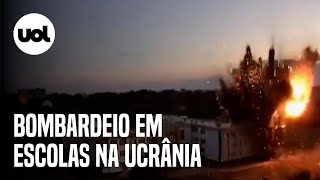 Guerra na Ucrânia: Autoridades ucranianas divulgam vídeo de russos bombardeando escolas