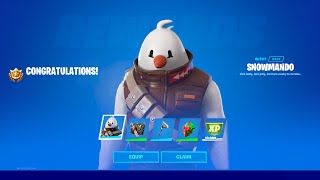 Unlocking *SNOWMANDO* in FORTNITE!