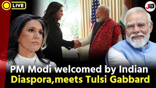 PM PM  Modi U.S. visit LIVE: PM Modi holds talk with Intel chief Tulsi Gabbard| Trade| Energy