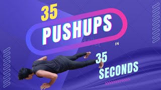 35 Pushup Challenge In 35 second || ৩৫ টা পুশআপ চ্যালেঞ্জ ৩৫ সেকেন্ডে। Vlogger Boy Sayan@FIFTYNINEofficial