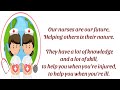 English Poem on 'Our Nurses Our Future'| Thank You Nurse Poem| International Nurses Day 2024 Theme