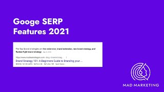 Google SERP Features 2021 Update