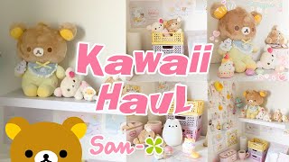 🎀 Kawaii San-X Rilakkuma Haul 🐻 | UsaUsaBaby collection + Desk Make Over ✨