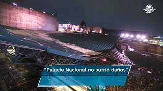 AMLO garantiza que se repararán y restaurarán daños en Templo Mayor