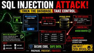 🚨 SQL Injection Attack Explained: How Hackers Steal Databases & How to Prevent It 🔐💻