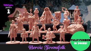 Heroic Townsfolk Miniatures 28mm by Wildspire