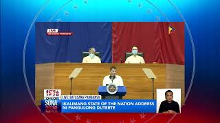 SONA2020: President Duterte mentions Senator Drilon