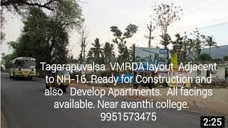 Tagarapuvalsa  VMRDA layout. Ready for Construction and also Develop Apartments.