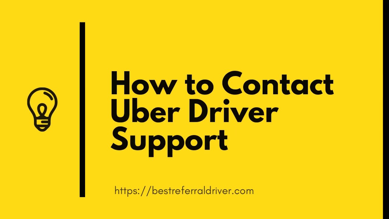 6 BEST Ways To Contact Uber Driver Support - YouTube