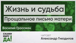 Василий Гроссман. Жизнь и судьба. Прощальное письмо матери. Читает Александр Гнездилов