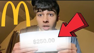 MY FIRST PAYCHECK FROM MCDONALD