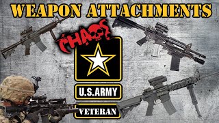 Army weapon attachments and who gets them