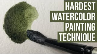 Watercolor Blending and Edge Control Technique | Tutorial