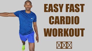 Easy Fast Cardio Workout for Fat Loss/ 45 Minute Running and Walking in Place