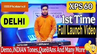 Roland XPS-60 Delhi Launch | Indian Tones, Top Features, Hands-On Demo \u0026 Full Event Coverage #roland