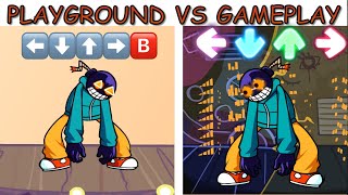 FNF Character Test | FNF Playground Remake 1,2,3,4 vs Gameplay