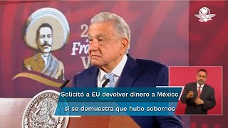 Acusa AMLO a "altos funcionarios de EU" de relacionarse con García Luna