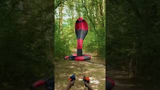 snake movie - red anaconda in the park Part #62 - Khang3d #shorts