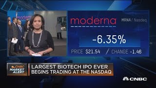 Largest biotech IPO ever begins trading at Nasdaq