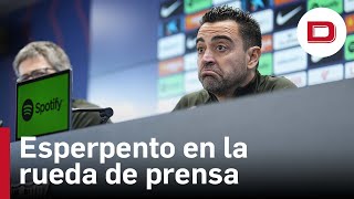 La vergonzante rueda de prensa de Xavi: celebra seguir vivo en Copa y Supercopa sin haber debutado