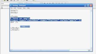 Html Tutorial #9 (Checkboxes)