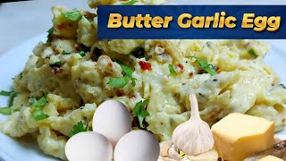 பட்டர் கார்லிக் முட்டை | Butter Garlic Eggs Recipe in Tamil | Breakfast Recipes | Egg Recipes