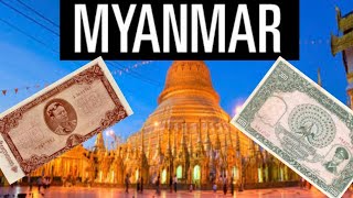 Myanmar ( Burma ) Currency || Myanmar Kyat || Beautiful Asian Currency note