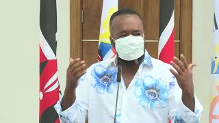 'I CAN'T EVEN HUG MY DAUGHTER'! GOVERNOR JOHO WARNS KENYANS ON THE SERIOUSNESS OF CORONAVIRUS!