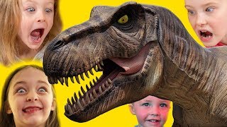 Fun Dinosaur Park Adventure | T-REX Dinosaurs Videos for Kids by Kinder Playtime