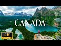 FLYING OVER CANADA (4K Video UHD) - Soothing Piano Music With Beautiful Nature Film For Relaxation