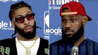 LeBron & Anthony Davis React To Being Down 0-2: "First Team To 4 Wins"